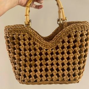 Rattan purse in excellent condition
